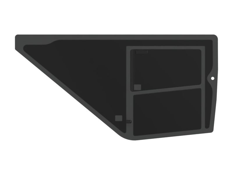 Левое окно в сборе