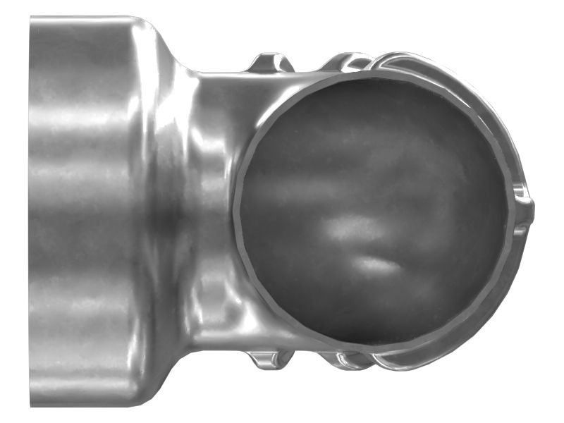 Коленчатый патрубок турбокомпрессора с внутренним диаметром 177,8 мм