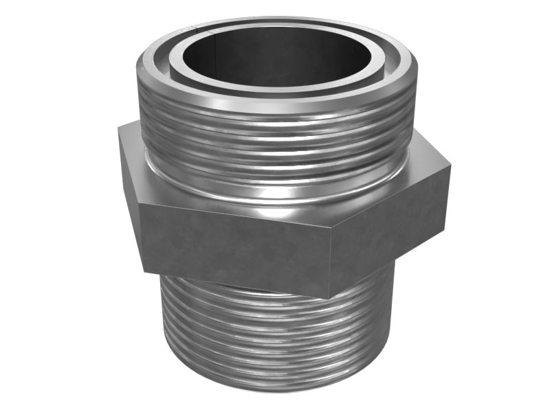 Переходник гидросистемы с шестигранной головкой