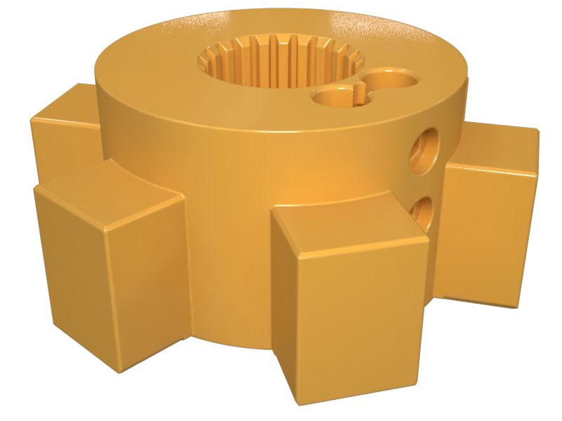 568-6842: Монтажная ступица гидронасоса шириной 98 мм