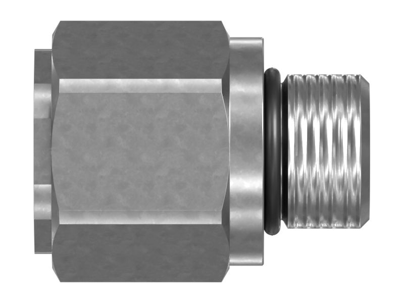 Прямой переходник с уплотнительным кольцом и шестигранной головкой 1-1/16-12