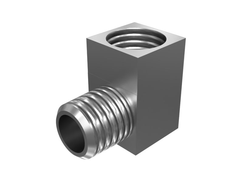 1/2-14 NPTF Коленчатый патрубок 90 градусов