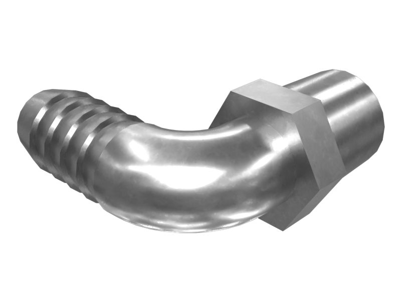 Нейлоновая вставка насоса для распыления воды локтем под углом 90 градусов