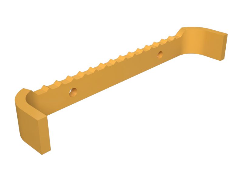 343-9289: Ступень ходовой части длиной 619,1 мм