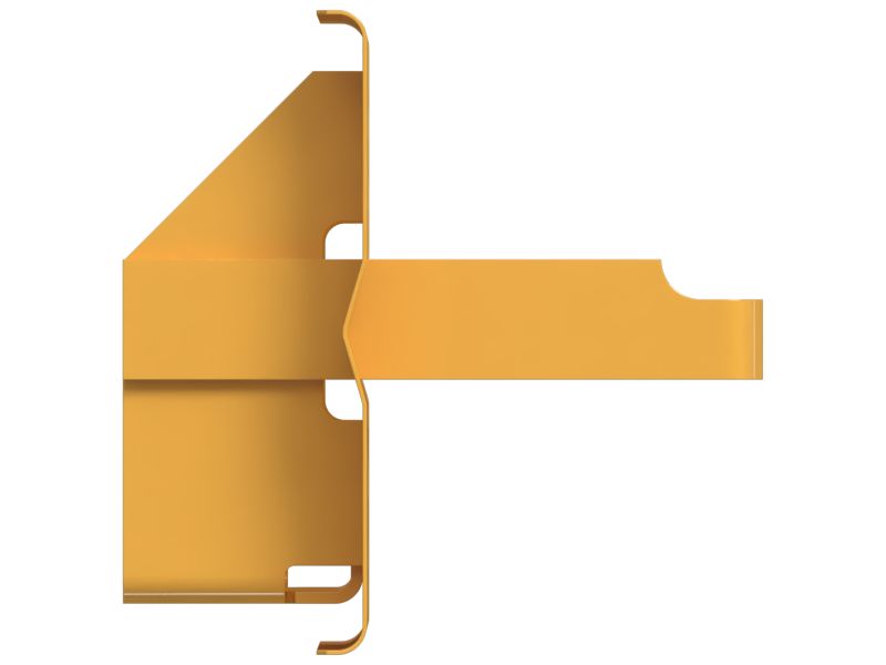 Ограждение крыла шириной 321 мм для верхнего кожуха рамы