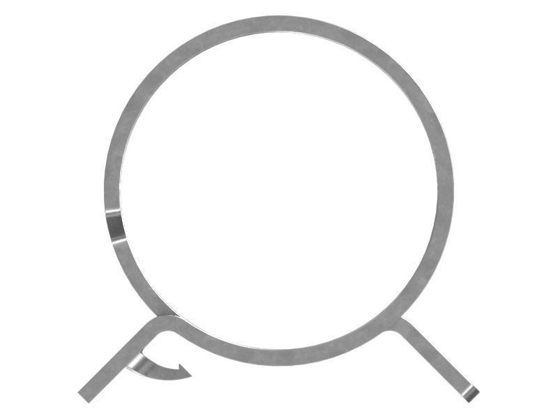 Пружинный ленточный хомут