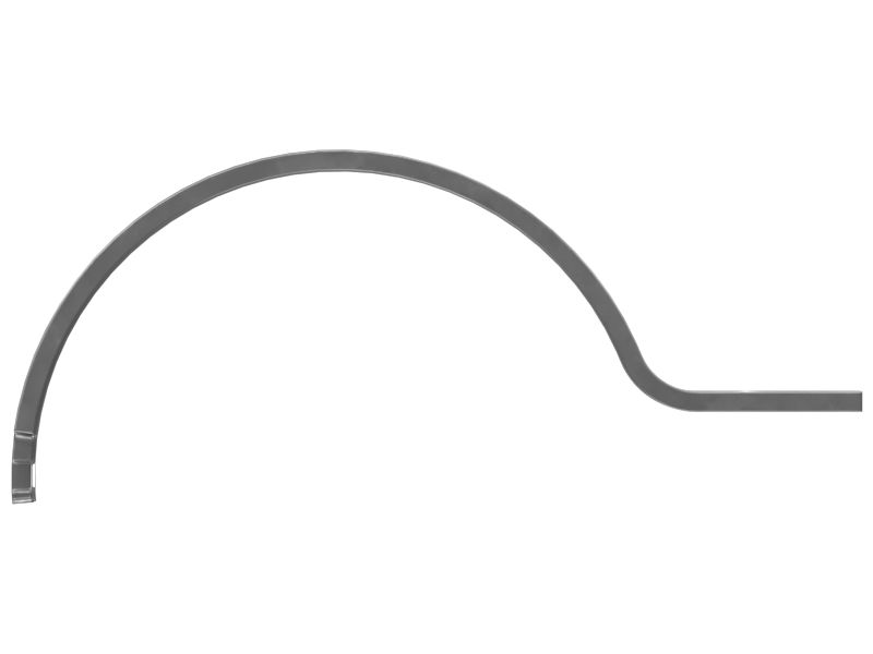 Полухомут для одной трубы с внутренним диаметром 152,00 мм