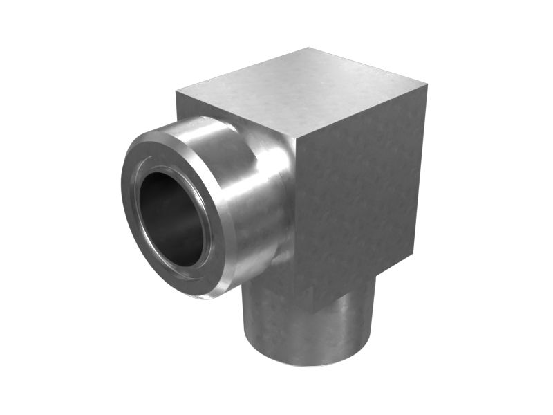 1-11-1/2 NPTF X 1-7/16-12 Локтевой адаптер на 90 градусов