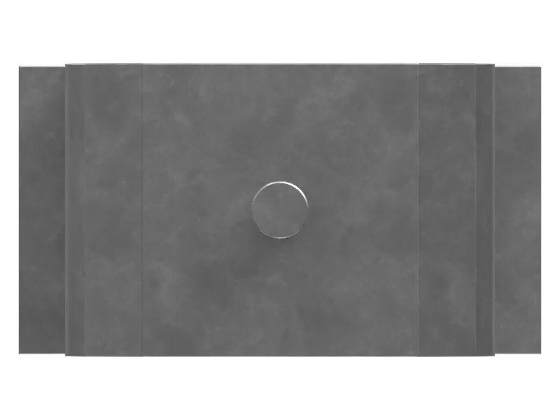 Общая длина бампера 415,90 мм