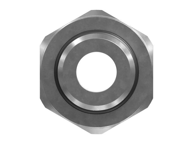 500-8849: 3/4-16 Hex Head Straight O-Ring Adapter | Cat® Parts Store