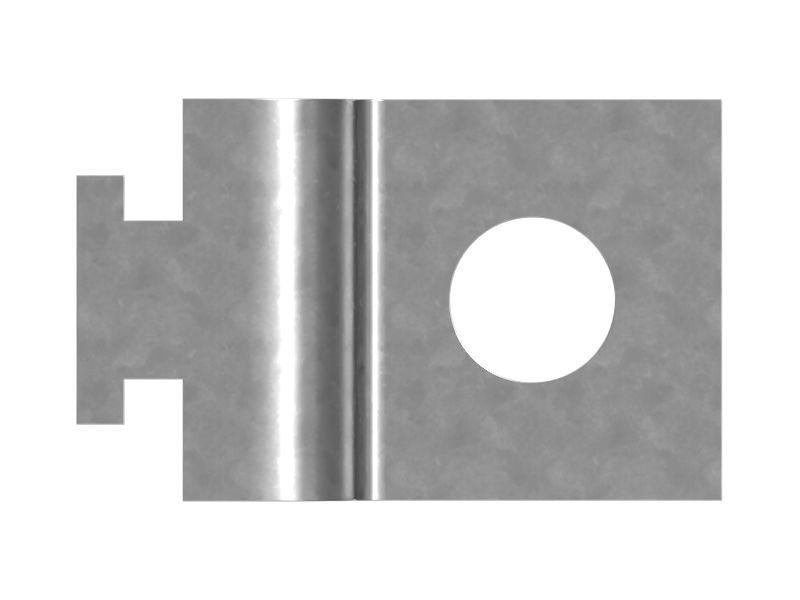Хомут для одной трубки, внутренний диаметр 9,52 мм
