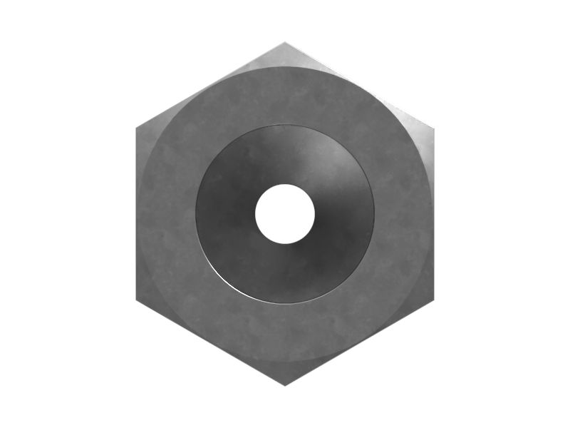 Прямой адаптер с шестигранной головкой 1/4-18 NPT X 7/8-18 UNS