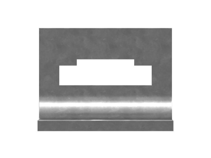 Полузажим для одной трубки с внутренним диаметром 9,52 мм