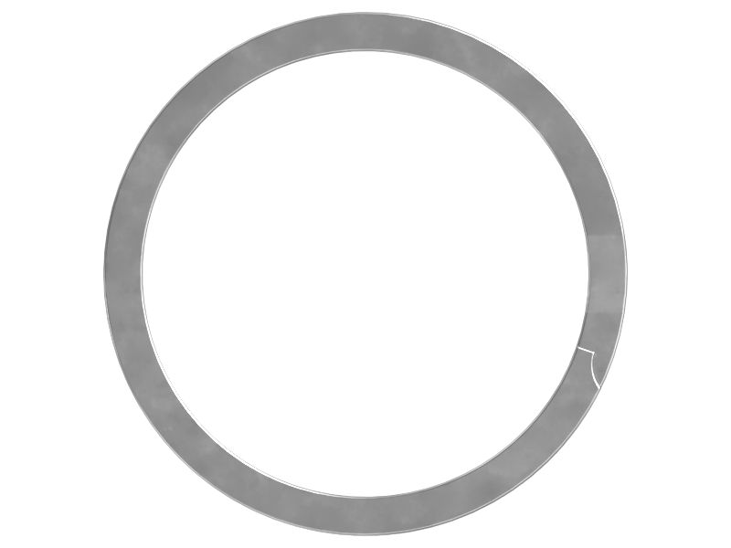 Внутреннее спиральное стопорное кольцо 107 мм без диаметра