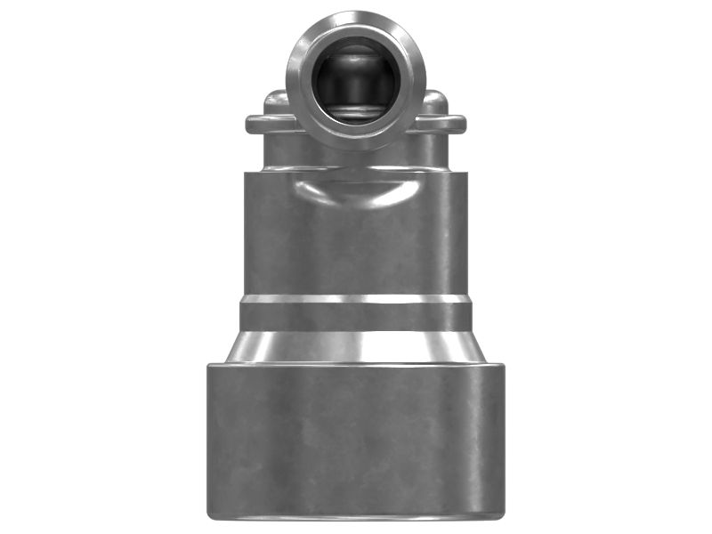 Соединитель для углового шланга под углом 90 градусов и бусиной диаметром 9,5 мм