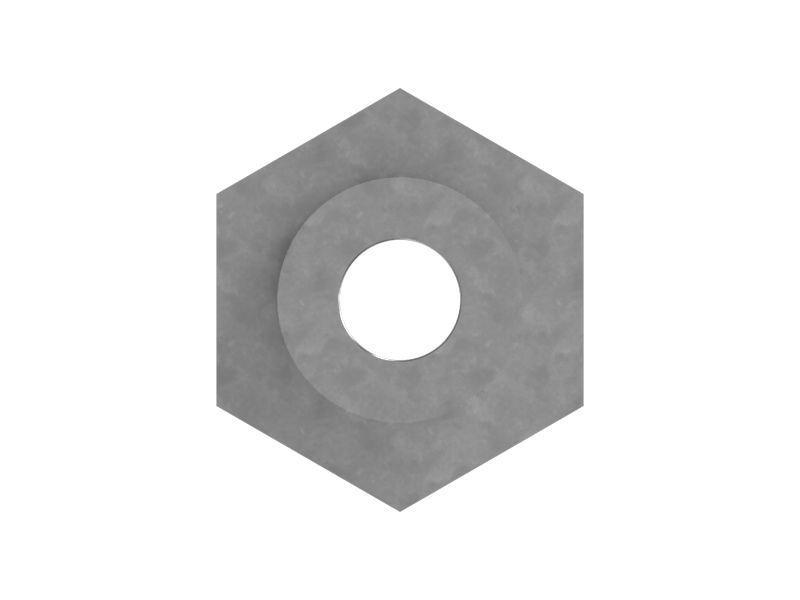 Прямой переходник с уплотнительным кольцом и шестигранной головкой 3/4-16 X 13/16-16