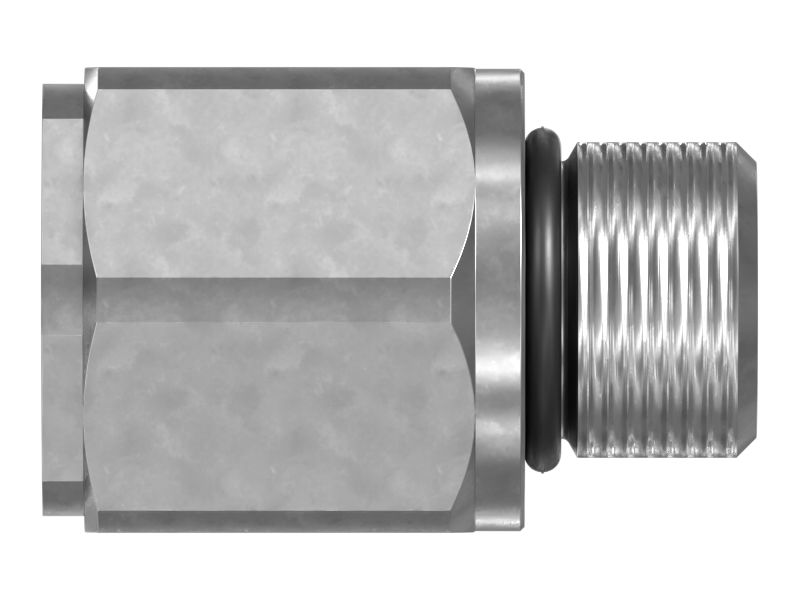 Адаптер прямого типа с шестигранной головкой и уплотнительным кольцом 3/4-16