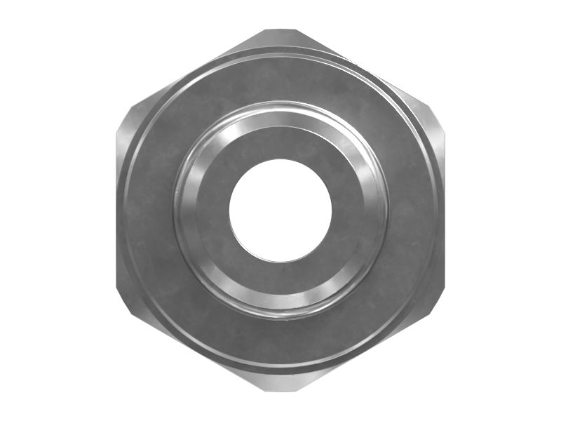 500-8848: 9/16-18 Hex Head Straight O-Ring Adapter | Cat® Parts Store