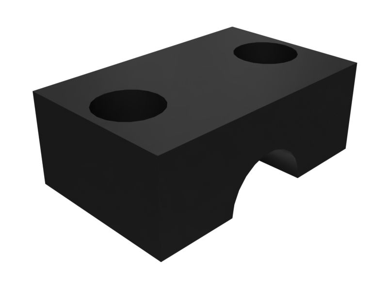 17,14 мм Корпус однотрубного полузажима