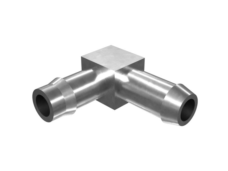 Коленчатый переходник со штуцером 90 градусов 9,52