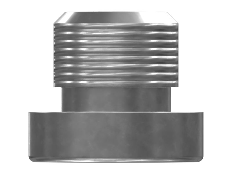 Заглушка с отверстием на плоской торцевой стороне