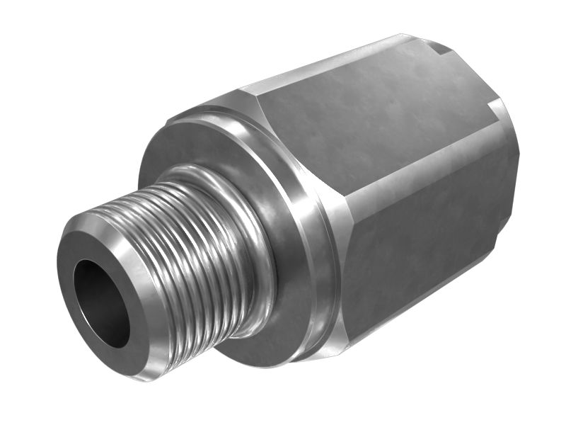 500-8848: 9/16-18 Hex Head Straight O-Ring Adapter | Cat® Parts Store