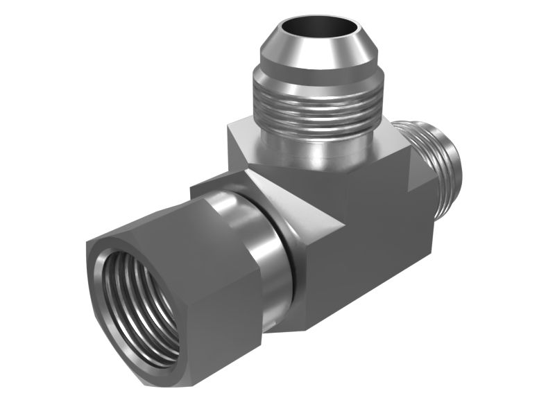 9S-0176: Переходник-тройник с развальцовкой 37 градусов