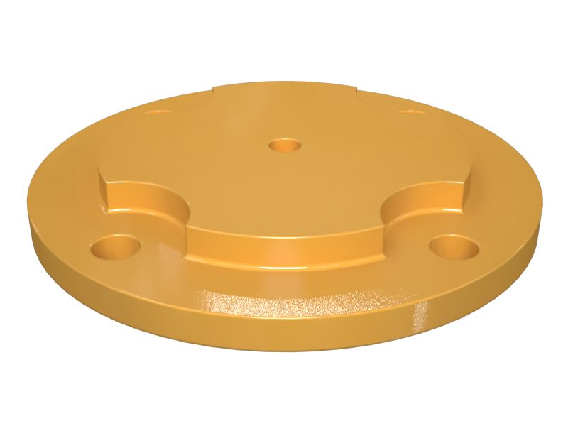 Упорная пластина диаметром 124 мм