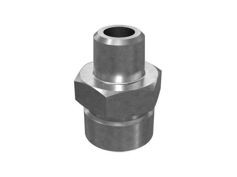 Прямой переходной патрубок длиной 39,86 мм