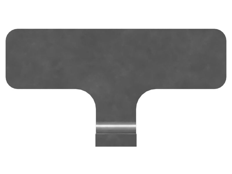 Монтажный кронштейн батареи толщиной 6 мм