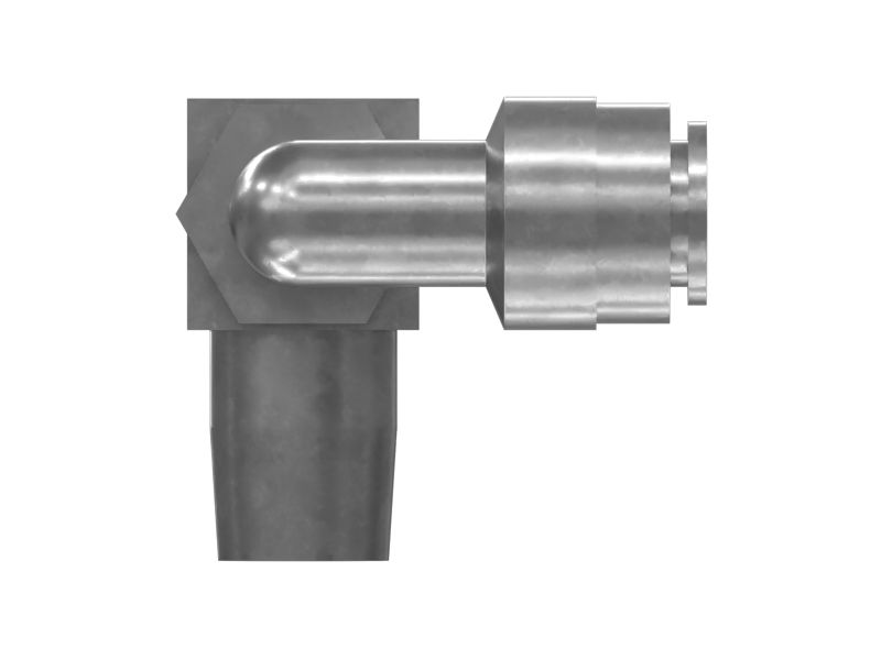 Коленчатый патрубок маслопровода подачи смазки