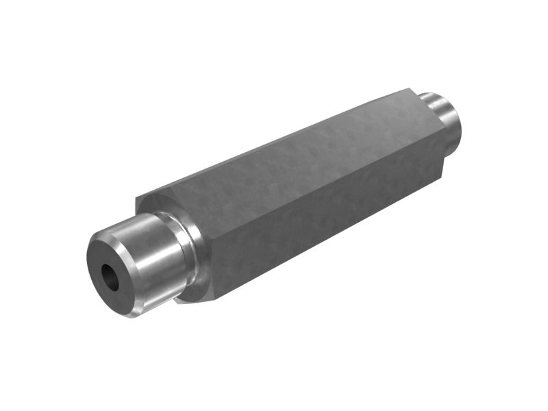 Прямой переходник с уплотнительным кольцом и шестигранной головкой 9/16-18 X 9/16-18