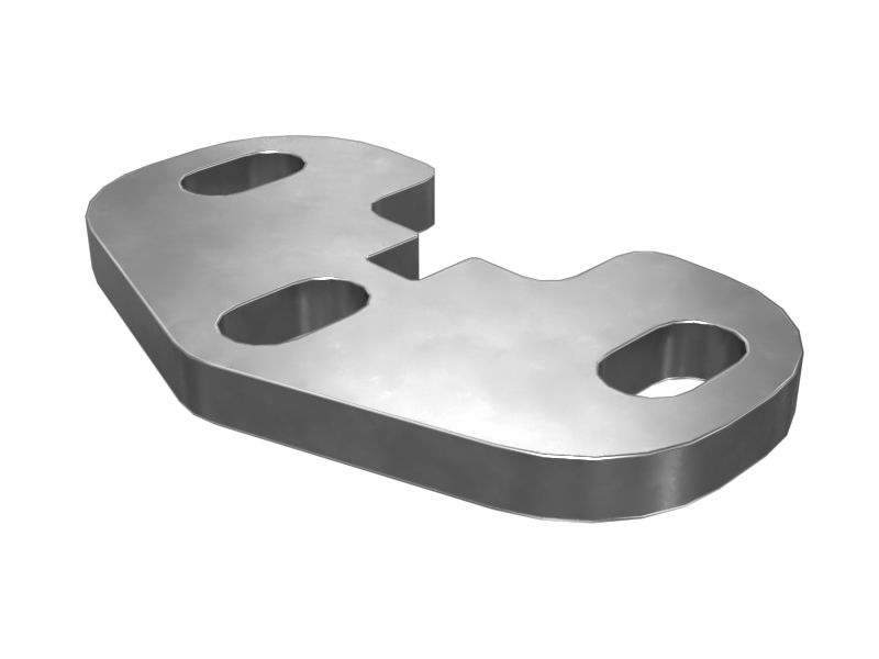 Фиксирующая пластина износостойкой ленты толщиной 10 мм