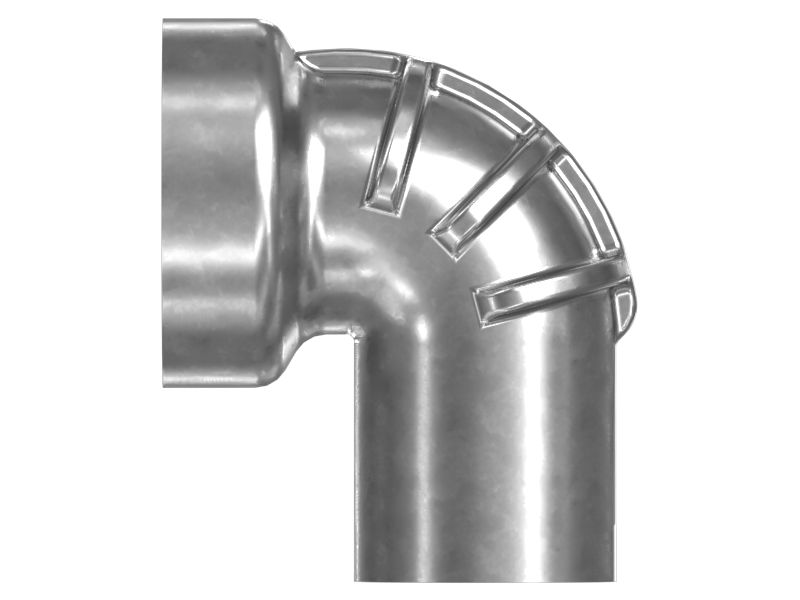 Коленчатый патрубок турбокомпрессора с внутренним диаметром 177,8 мм