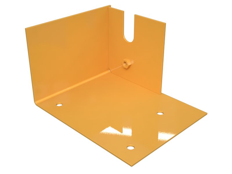 Монтажное ограждение из стальной пластины