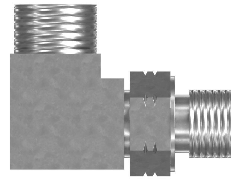 Переходной коленчатый патрубок