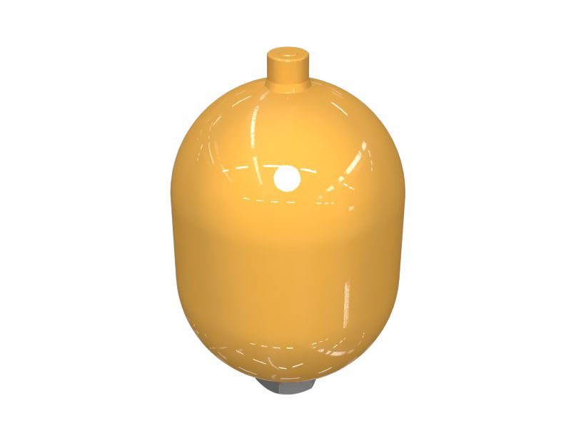 Гидроаккумулятор сжатого азота на 2,8 л