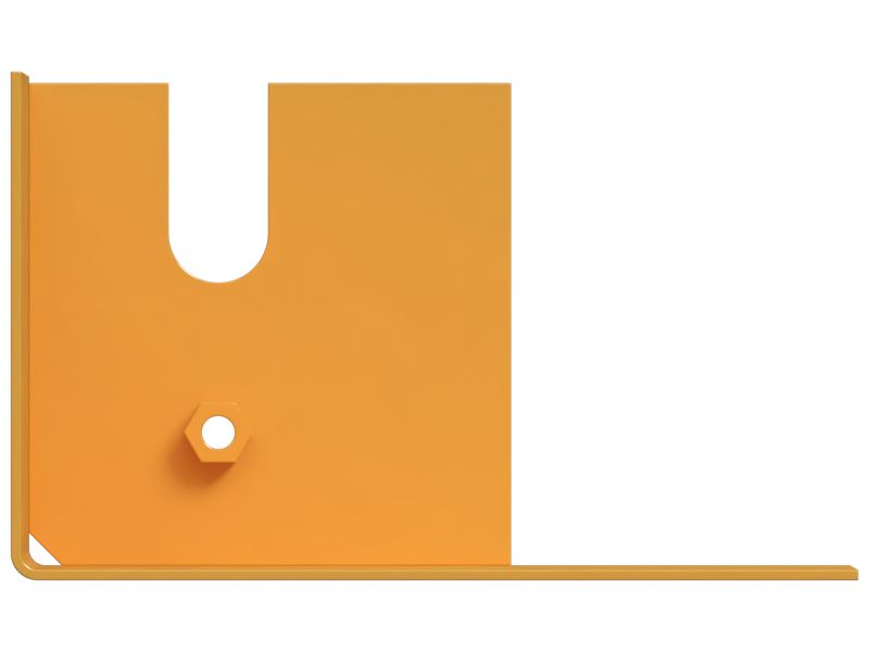 Монтажное ограждение из стальной пластины