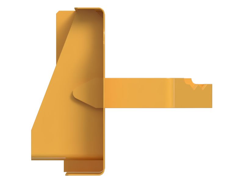 Крыло со ступенькой шириной 279 мм для верхнего кожуха рамы