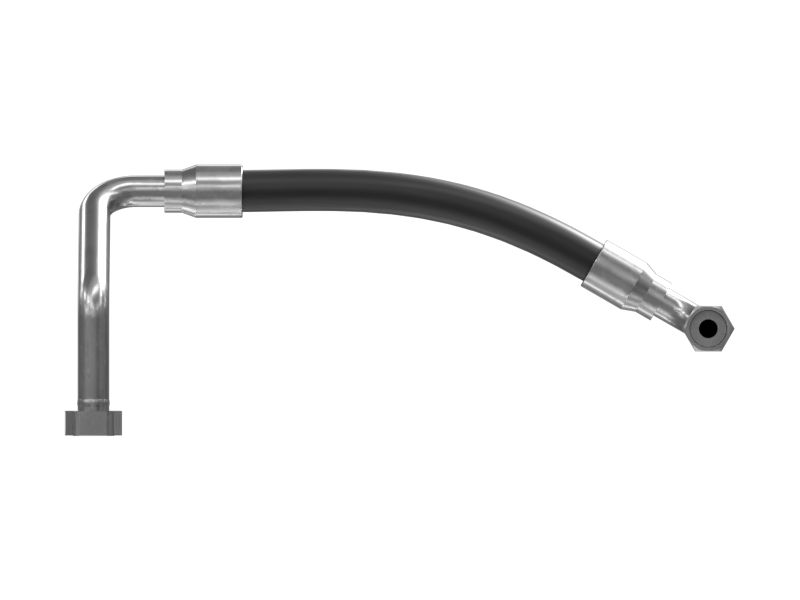 Гидравлический соединительный шланг с двумя коленами диаметром 25,40 мм