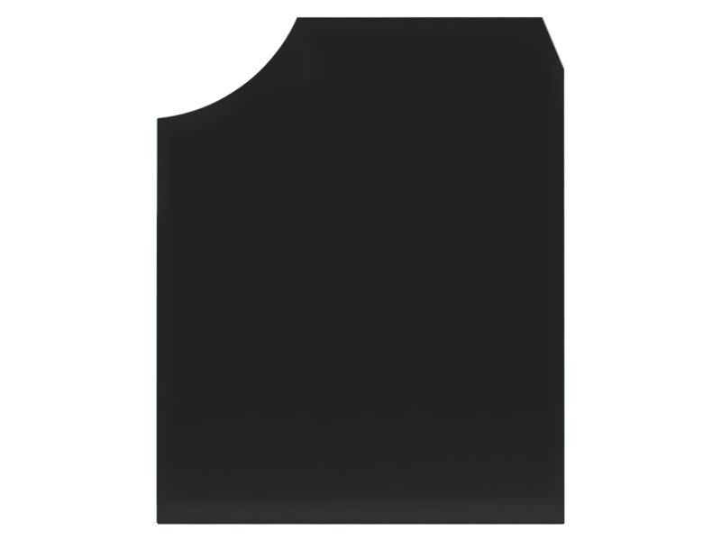 Закаленное безопасное стекло переднего окна кабины толщиной 5 мм