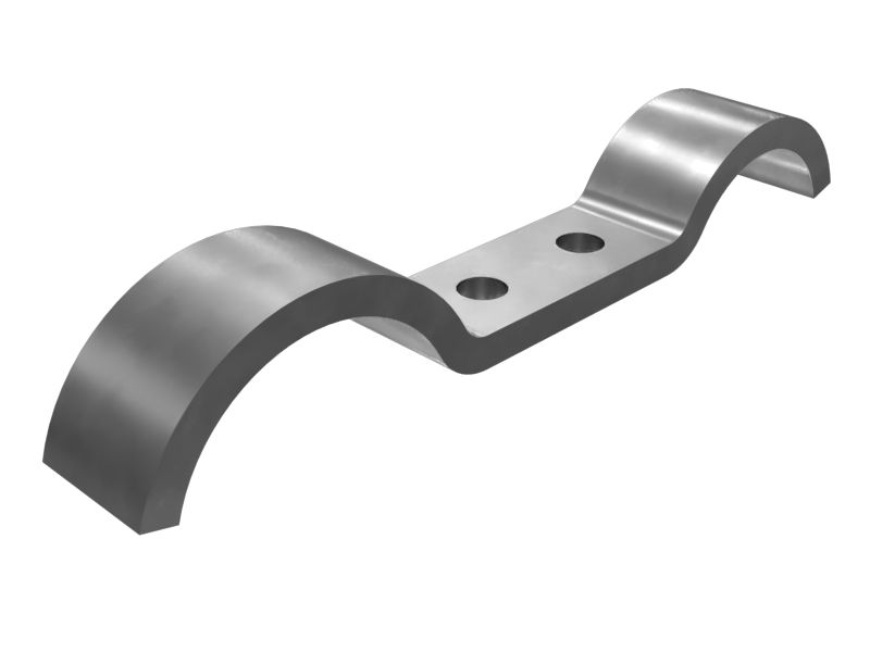 Двойной полухомут для трубки 17,52 и 21,33 мм