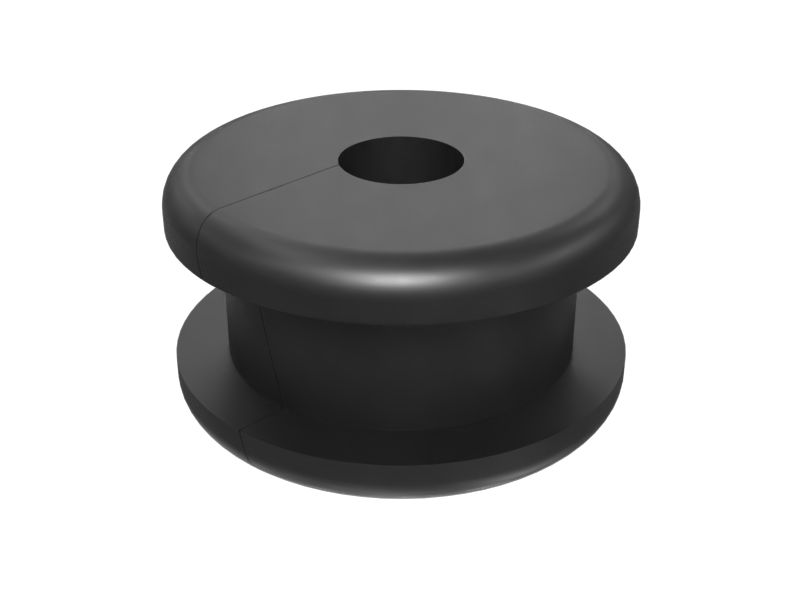 Резиновое уплотнение с двойным фланцем 10,92 мм