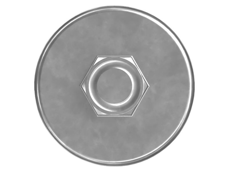 Монтажная крышка противовеса с резьбой M36 X 4 -6G