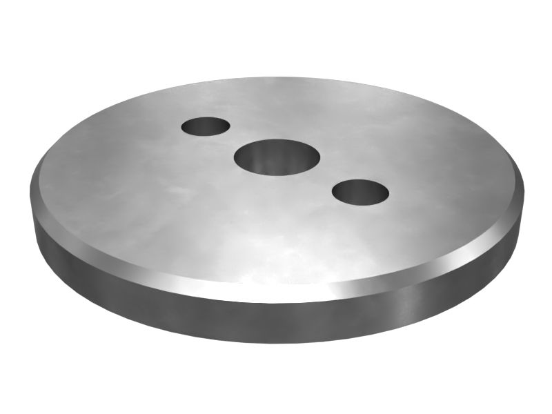 Стальной круглый фиксатор, наружный диаметр 100 мм