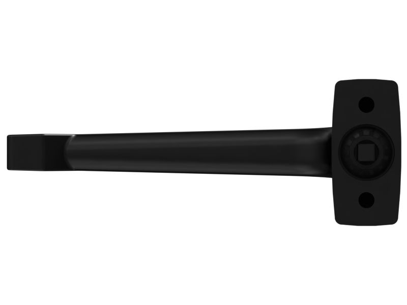 Черная наружная рукоятка без блокировки