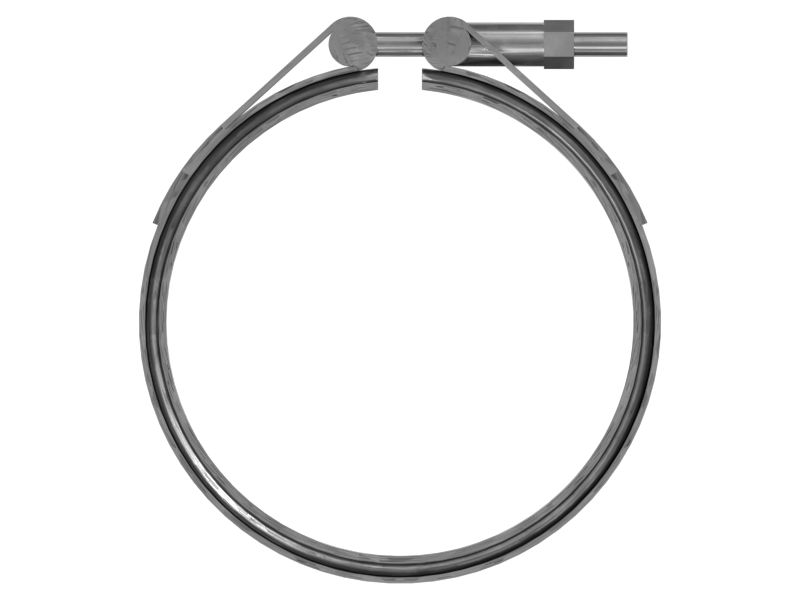 Клиновой ленточный хомут турбокомпрессора