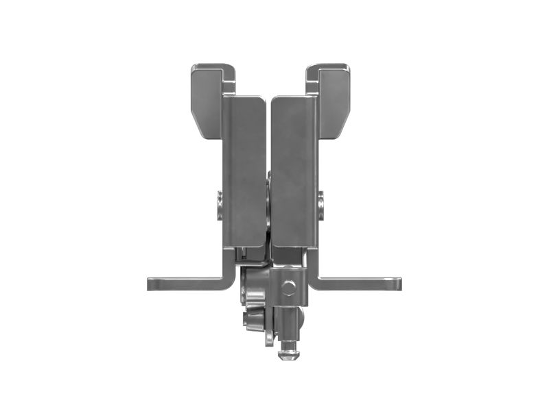 Замок дверцы радиатора длиной 517,7 мм на рабочем месте оператора