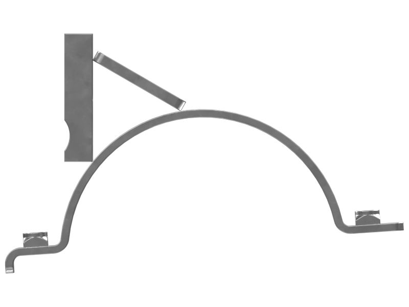 Опора трубопровода цилиндра