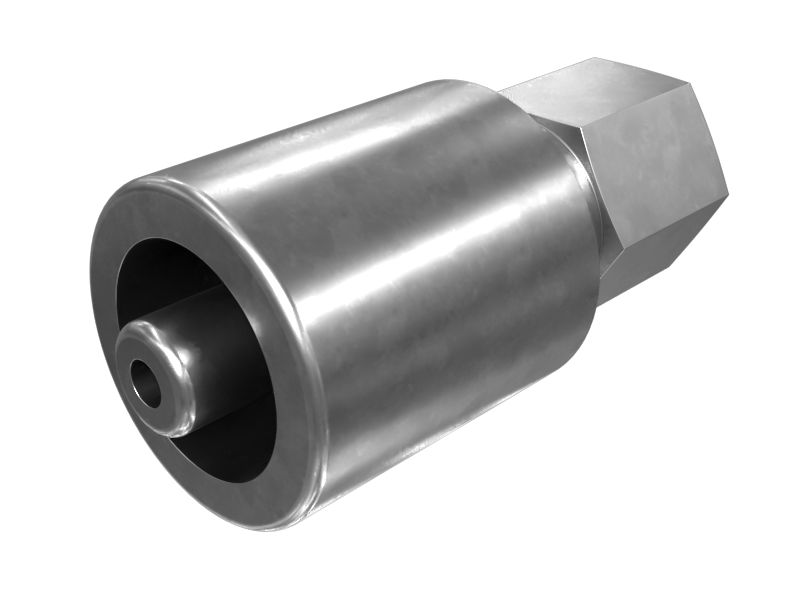 124-1924: Глухая муфта с внутренней резьбой 1/8"-27 NPTF